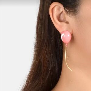 Pink Balloon Drop Earrings
